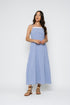 Marilyn-Eyelet Trim Sun Dress